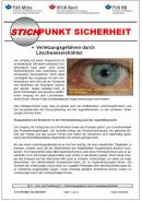 Verletzungsgefahren durch Löschwasserstrahlen