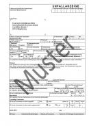 Muster-Unfallanzeige